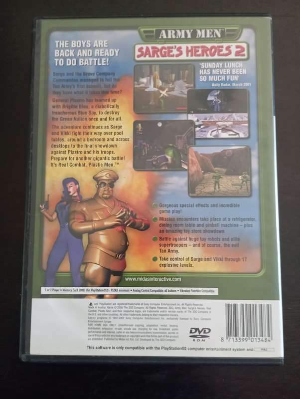 Army Men: Sarge`s Heroes 2 [PS2]